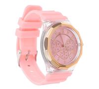LIFKOME Schmetterlings-quarzuhr Mädchen Uhren Scharnier-damenuhr Schmetterlings-damenarmbanduhr Digitaluhren Für Damen Schmetterlinge Beobachten Damen Armbanduhren Frauen Kieselgel Rosa