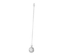 LIFKOME Silberne Taschenuhr mit Kette für Herren aus Edelstahl Präzise Zeitmessung Antikes Design Retro Hängeuhr mit Knopfzellenbatterie Einzigartiger Vintage Schmuck