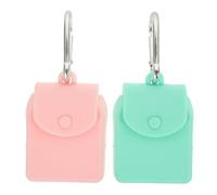LIFKOME Silikon Münzbeutel und Haken Praktische Aufbewahrungstasche 2 Stück mit Knopfdesign Robust und Vielseitig für Kleingeld für Shopping und Dating