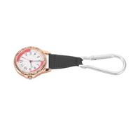 LIFKOME Tragbare Clip Uhr mit Großem Zifferblatt und Klaren Zahlen | Kunstlederarmband, Aluminiumlegierung und Karabinerclip, Stoßfestes Gehäuse, für Rucksackgurte