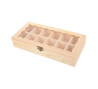 LIFKOME Unlackierte Holzbox Aufbewahrungsbox aus Holz Blanko DIY Schmuckkasten für Bastelprojekte Leichte Holztruhe zum Bemalen und Dekorieren Vielseitige Aufbewahrungsbox für Kreative