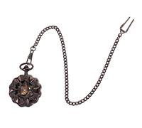 LIFKOME Vintage Mechanische Taschenuhr Mit Hängedesign Handaufzug Skelett-mechanismus Für Herren Und Damen Retro Look Für Jeden Anlass
