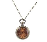 LIFKOME Vintage Taschenuhr Damen und Herren Edelstahl Quartz Taschenuhr mit Praktischem Flip Deckel Kleine Tragbare Retro Uhr im Unisex Design für Alltag und Partys