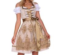 Lifos 0220 Dirndl Germandress 3Tlg. Oktoberfest Gr.34 bis 52 !ORIGINAL (0600Khaki, 36)