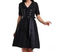 Lifos 0300 Dirndl Germandress 2Tlg. Oktoberfest Gr.34 bis 52 (36, Schwarz)
