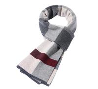 Lifup Herren Schals Dicker Kaschmir Schal, Warm Herbst und Winter Schal, Herren Classic und Elegant Plaid Schals Beige
