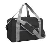 lifwimner für Ryanair Handgepäck 40x20x25 cm Klein Handgepäck Tasche für Flugzeug Faltbare Reisetasche Weekendertasche für Damen Herren(20L, Schwarz)