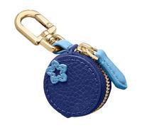 Ligficn Geldbörse mit Erdbeer-/Zitronen-Motiv, Obst-Anhänger, niedlicher Schlüsselanhänger, Mini-Tasche, Geldbörse, Münztasche, niedliches modisches Accessoire für Mädchen und Frauen, Blaubeer