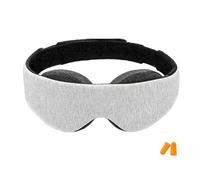 Light Blocking Sleeping Eye Masque, Adjustable Eye Shade, Zero Eye Pressure Blindfold, Comfortable Eye Shade Cover, Eye with Ear Plugs, Soft Sleeping, Travel Sleep, Noise Cancelling Eye