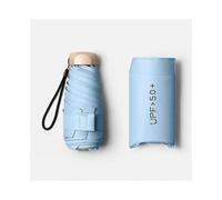 (Light Blue)Sun Umbrella Mini-Portable Pocket Sun Protection UV Protection Sun Umbrella rain or Shine Dual-use Umbrella Sun Umbrella