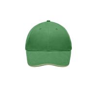 Light Brushed Sandwich Cap "MB6541" - myrtle beach Green/Beige