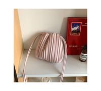 (Light Purple) Summer Fashion New Crossbody Bag Women's PU Single Shoulder Mini Bag Luxury Versatile Pleated Casual Small Square Bag Handbags