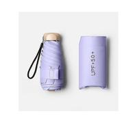 (Light Purple)Sun Umbrella Mini-Portable Pocket Sun Protection UV Protection Sun Umbrella rain or Shine Dual-use Umbrella Sun Umbrella