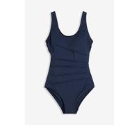 Badeanzug BONPRIX, Damen, Gr. 38, N-Gr, dunkelblau, Obermaterial: 80% Polyamid, 20% Elasthan. Futter: 100% Polyester. Netzfutter: 85% Polyamid, 15% Elasthan, Badeanzüge Badeanzug, verschiedene Größen,