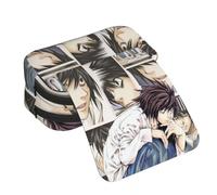 Light Yagami Federmäppchen Anime Misa Amane/L Stiftebox Große Kapazität Schüler Stifttasche Reißverschluss 2 Schichten Tasche Schreibwaren Tasche Schulbedarf für Jungen Mädchen, Typ 6, 21x10x7.5cm