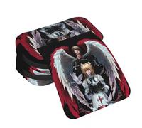 Light Yagami Federmäppchen Anime Misa Amane/L Stiftebox Große Kapazität Schüler Stifttasche Reißverschluss 2 Schichten Tasche Schreibwaren Tasche Schulbedarf für Jungen Mädchen, Typ 7, 21x10x7.5cm