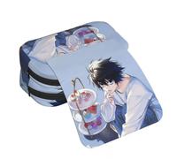 Light Yagami Federmäppchen Anime Misa Amane/L Stiftebox Große Kapazität Schüler Stifttasche Reißverschluss 2 Schichten Tasche Schreibwaren Tasche Schulbedarf für Jungen Mädchen, Typ 12, 21x10x7.5cm