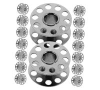 LIGHTAOTAO 1 Schachtel Teiliges Metall Unterfadenspulen für Haushaltsnähmaschinen Langlebige Wiederverwendbare Bobbins aus Eisen Vielseitige Nähzubehör Box für Brother und Singer Verhindert