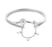 LIGHTDOG 925 Silber Schlange Kette Armband für Pandora Geeignet für europäische Charms Armband Perlen Geschenk für Frauen
