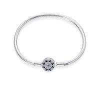 LIGHTDOG 925 Silber Schlange Kette Armband für Pandora Geeignet für europäische Charms Armband Perlen Geschenk für Frauen
