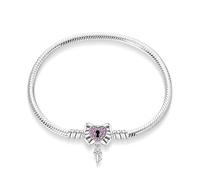 LIGHTDOG 925 Silber Schlange Kette Armband für Pandora Geeignet für europäische Charms Armband Perlen Geschenk für Frauen