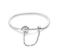 LIGHTDOG 925 Silber Schlange Kette Armband für Pandora Geeignet für europäische Charms Armband Perlen Geschenk für Frauen
