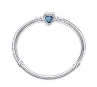 LIGHTDOG 925 Sterling Silber Schlangenkette Armband für Pandora Geeignet für europäische Charm Armband Perlenkette Damen Geschenk