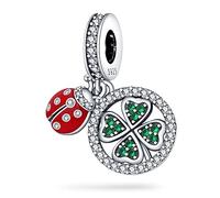 LIGHTDOG 925 Sterlingsilber Charme,Tieranhänger,Reise-Perlen,passend für Pandora-und Europäische Armbänder Frauen Geschenke Anhänger