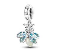 LIGHTDOG 925 Sterlingsilber Charme,Tieranhänger,Reise-Perlen,passend für Pandora-und Europäische Armbänder Frauen Geschenke Anhänger