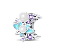 LIGHTDOG 925er Sterlingsilber-Perle, Kompatibel mit Pandora-Armbändern und Armbändern im europäischen Beads, ein modisches Charme-Geschenk für Damen.