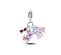 LIGHTDOG 925er Sterlingsilber-Perle, Kompatibel mit Pandora-Armbändern und Europäischen Armbändern, ein modisches Charme-Geschenk für Damen