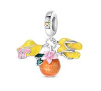 LIGHTDOG 925er Sterlingsilber-Perle, Kompatibel mit Pandora-Armbändern und Europäischen Armbändern, ein modisches Charme-Geschenk für Damen