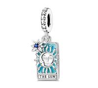 LIGHTDOG 925er Sterlingsilber-Perle, Kompatibel mit Pandora-Armbändern und Europäischen Armbändern, ein modisches Charme-Geschenk für Damen