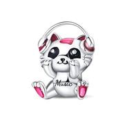 LIGHTDOG 925er Sterlingsilber-Perle, Kompatibel mit Pandora-Armbändern und Europäischen Armbändern, ein modisches Charme-Geschenk für Damen