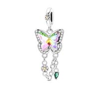 LIGHTDOG 925er Sterlingsilber-Perle, Kompatibel mit Pandora-Armbändern und Europäischen Armbändern, ein modisches Charme-Geschenk für Damen