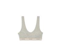 Triangel-BH "LIGHTLY LINED TRAINGLE BRALETTE", Damen, Gr. L (40), N-Gr, grau heather, Jersey, Obermaterial: 90% Baumwolle, 10% Elasthan, CALVIN KLEIN UNDERWEAR, meliert, körpernah, BHs Triangel-BH, Kö