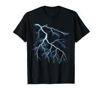 Lightning And Thunder Bolt Co - Kinder T-Shirt - Schwarz - Klein - Kurzarm - Klassische Passform - Grafik - Blitz-Grafik