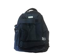 Lightpak Rucksack Hawk, Laptoprucksack aus Polyester für 14 Zoll Notebook, Backpack mit Polsterung Rucksack, 46 cm, 34 Liter, Schwarz