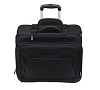 LIGHTPAK 46108 Businesstrolley Pioneer, Laptoptrolley für Notebooks, Koffer mit arretierbarem Teleskoptrolleysystem, Laptoptasche aus Polyester, Tasche mit 2 Skaterrollen, Trolley