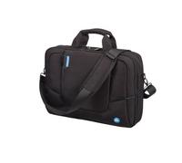 LIGHTPAK Laptoptasche RPET, schwarz,Trageriemen gepolstertes Laptopfach, Trolleyband