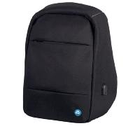 STOP® OCEAN PLASTIC Laptop-Rucksack RPET Kunstfaser schwarz bis 39,6 cm (15,6 Zoll) St.