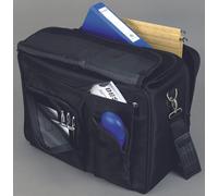 LIGHTPAK Umhängetasche THE FLIGHT schwarz bis 43,2 cm (17 Zoll)