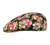 Stetson Flower Mix Flatcap - Mehrfarbige Mütze aus Baumwolle - Schiebermütze mit Blumenprint - Made in The EU - Damen - Frühjahr/Sommer bunt M (56-57 cm)