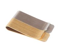 LIGIGWASH 2 Stück Geldklammern aus Messing und Edelstahl Schlanker Geldclip für Kreditkarten und Geldscheine Langlebiger Kartenhalter für Männer und Frauen Kompakter Organizer für Geld und