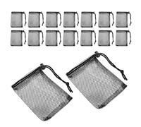 LIGIGWASH 30 Stück Kordelzugbeutel aus Atmungsaktivem Polyester Kompakte Netzbeutel 10x15cm zur Organisation von Sport und Reiseausrüstung Sicher Verschließbar und Vielseitig Einsetzbar