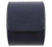 LIGIGWASH PU Einzel-uhrenbox Blau mit Weichem Innenfutter Stoßfest Staubdicht und Kratzfrei Kompakte Uhr-aufbewahrung für Reisen Mechanische Uhren und Armbänder Tragbare Schutzbox für