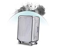 LIGIGWASH Transparente Kofferhülle 22 Zoll Aus Robustem TPU Reisegepäckschutzhülle Mit Selbstklebendem Klebeband Staub Und Kratzschutz Für Trolley Koffer Reisetasche