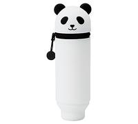 LIHITLAB Kawaii Federmäppchen mit japanischem Panda-Motiv, für Schule, Büro, Uni, niedlicher Schulbedarf, Tier-Stifthalter, Teenager, Mädchen, Reise-Kosmetikaufbewahrung, Künstler-Federmäppchen