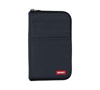 LIHITLAB LAB A7653-24 Dünnes Stifteetui, breit, 1,9 x 14,9 x 21,6 cm, Schwarz