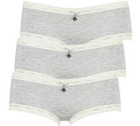 LIKE IT 3er Pack - Panty Geschenkbox Damen - Nina von C 6016 - Modal mit Spitze (M, Ivory)